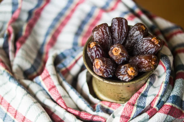 Buah kurma kering / makanan Medjool / Ramadhan . — Stok Foto