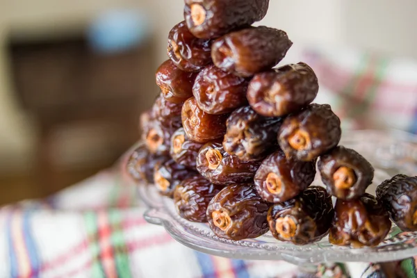 Buah kurma kering / makanan Medjool / Ramadhan . — Stok Foto