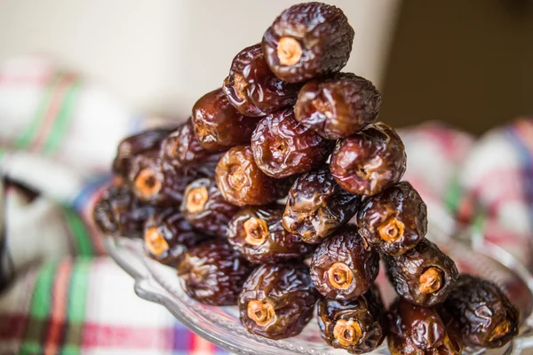 Buah kurma kering / makanan Medjool / Ramadhan . — Stok Foto