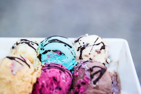 Ice cream variants. — Stock Photo, Image