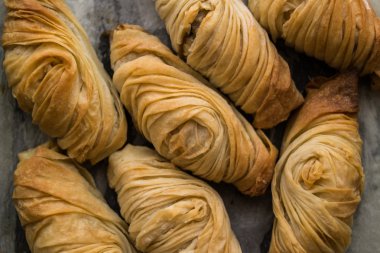 Türk börek / Patty ile peynir ya da patlıcan.