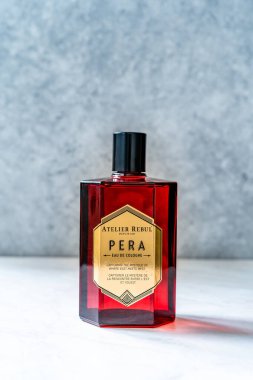 İstanbul, Türkiye - 23 Şubat 2018: Atıcı Rebul Pera Eau De Köln. Vekil 1895. Kullanmaya Hazır.