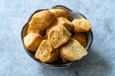 Ankara, beypazari geleneksel Türk Atıştırmalıkları Beypazari Kurusu 'nu kurutuyor ve rusluyor. Yemek ve Servis İçin Hazır.