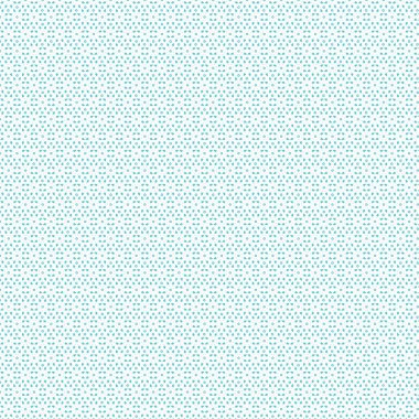Küçük üçgenler ve dairelerin yoğun bir düzenini içeren titizlikle hazırlanmış tekrarlayan bir desen tasarım beyaz bir arkaplan karşısında açık mavi tonlar kullanır ve görsel olarak çekici bir doku yaratır.