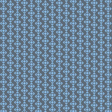 Açık mavi ve gri tonlarında şık bir geometrik eşkenar dörtgen desen, arka plan duvar kağıtları veya kumaş tasarımı için mükemmel bir modern dikişsiz doku yaratır.