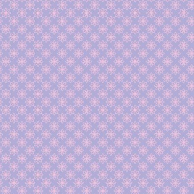 Delicate floral repeat pattern featuring light pink flower outlines on a lavender background perfect for textile design stationery and wallpaper projects adding a subtle elegant touch