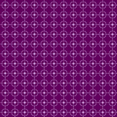 Elegant Purple Floral Pattern Background Suitable For Wallpaper, Textile, And Design Projects