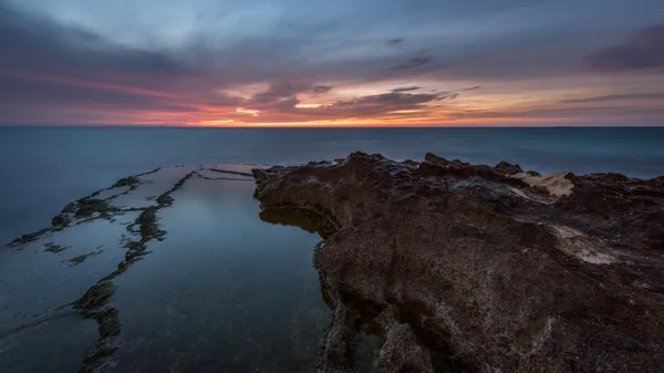 Mediterrán fosszilizálódott hajó... — Stock Fotó