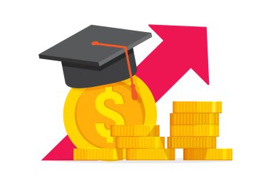 Eğitim maliyetlerindeki yüksek artış hisse senedi illüstrasyonu