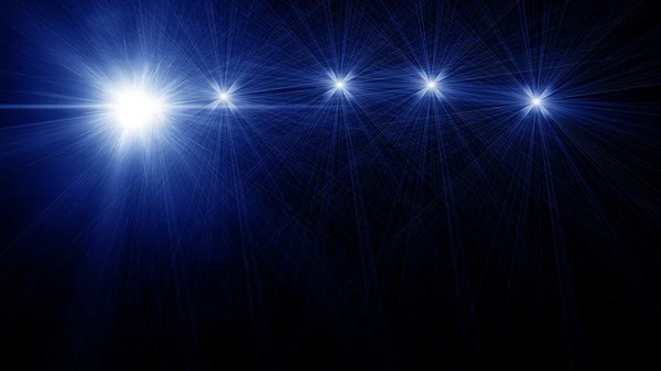 Dijital lens flare siyah arka plan yatay çerçeve sıcak ve soyut arka planda