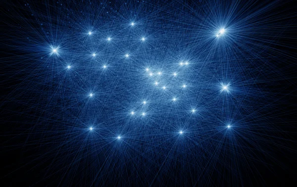 Dijital lens flare siyah arka plan yatay çerçeve sıcak ve soyut arka planda