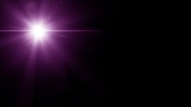 Dijital lens flare siyah arka plan yatay çerçeve sıcak ve soyut arka planda