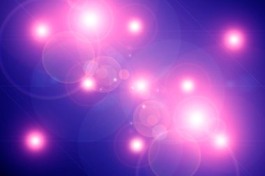 Dijital lens flare siyah arka plan yatay çerçeve sıcak ve soyut arka planda