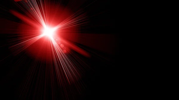 Dijital lens flare siyah arka plan yatay çerçeve sıcak ve soyut arka planda