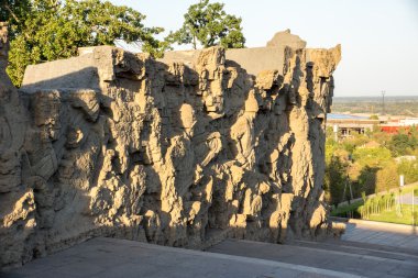 Mamaev kurgan. Kahraman şehir Volgograd, Rusya Federasyonu.