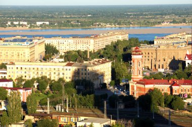 Volgograd, kahraman şehir manzarası