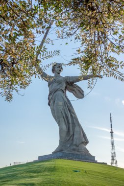 Mamaev kurgan. Kahraman şehir Volgograd, Rusya Federasyonu.