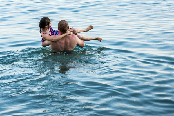 Літні канікули на березі Чорного моря — стокове фото