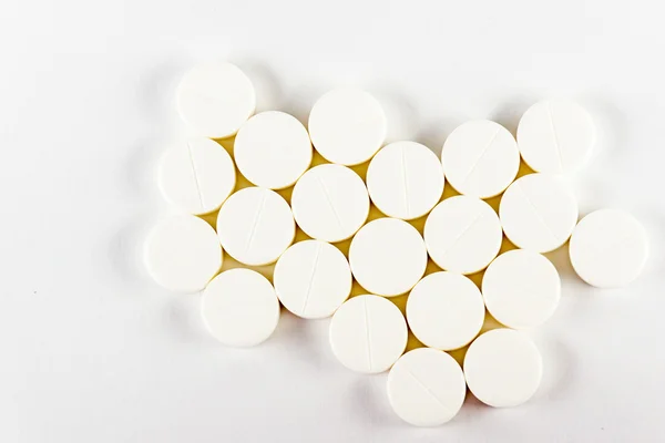 Tabletten. Geneeskunde voor inname. Het is vrijgegeven volgens het recept van de dokter. — Stockfoto