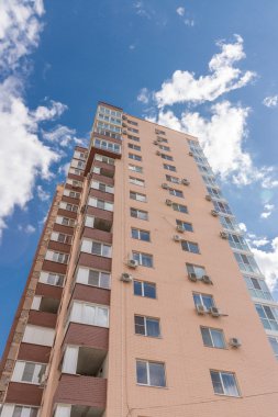 Modern büyük bir şehirde bina konut