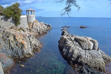 S. Agaro 'da Akdeniz, Costa Brava Katalonya Spai