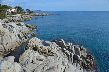 S. Agaro 'da Akdeniz, Costa Brava Katalonya Spai