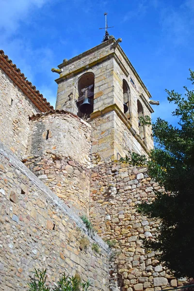 Santa Maria Castell Aro Kyrka Girona Spai — Stockfoto
