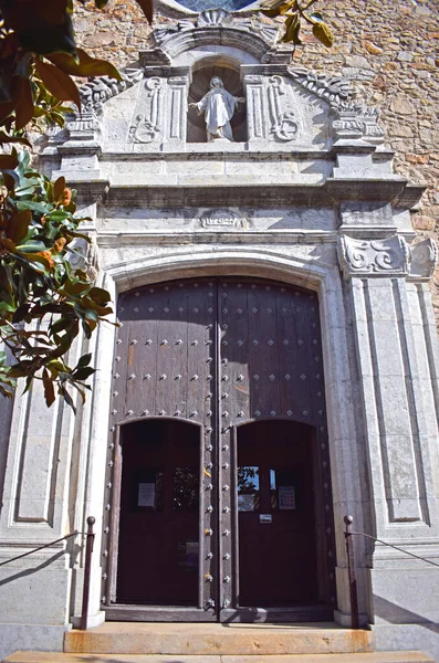 Kościół Santa Maria Castell Aro Girona Hiszpania — Zdjęcie stockowe