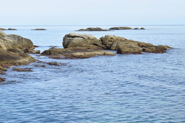 Öblök Strandok Playa Aro Gerona Spai Helységben — Stock Fotó