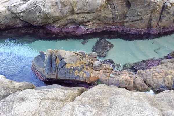 Öblök Strandok Playa Aro Gerona Spai Helységben — Stock Fotó