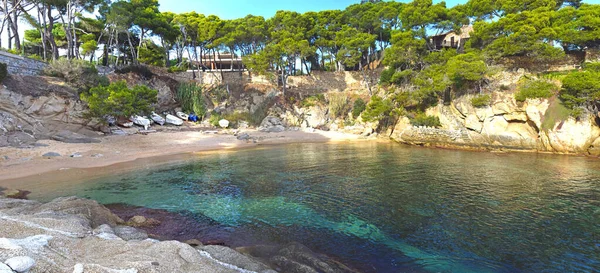 Calas Playas Playa Aro Gerona Spai — Foto de Stock