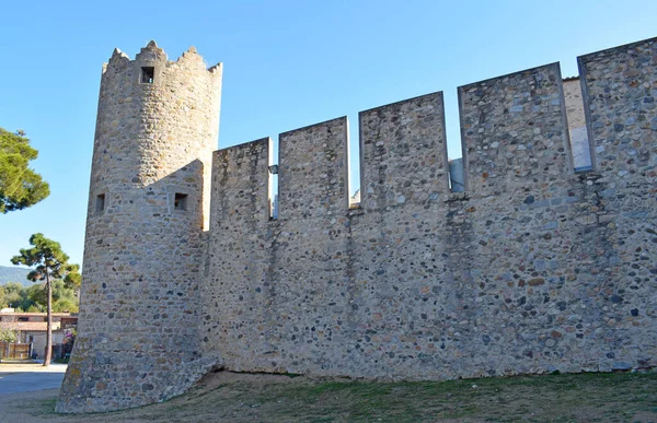 Zamek Calonge Gerona Catalonia Hiszpania — Zdjęcie stockowe