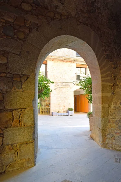 Castelo Calonge Gerona Catalunha Espanha — Fotografia de Stock