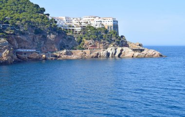 Begur manzarası, Costa Brava Katalonya İspanya