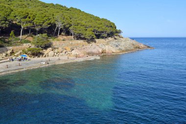 Begur manzarası, Costa Brava Katalonya İspanya