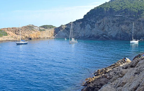 Paisaje Begur Costa Brava Cataluña España — Foto de Stock