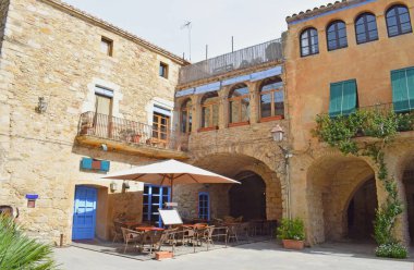 Peratallada Ortaçağ kasabası, Gerona Spai