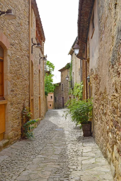 Streets Peratallada Gerona Spai — Stock Photo, Image