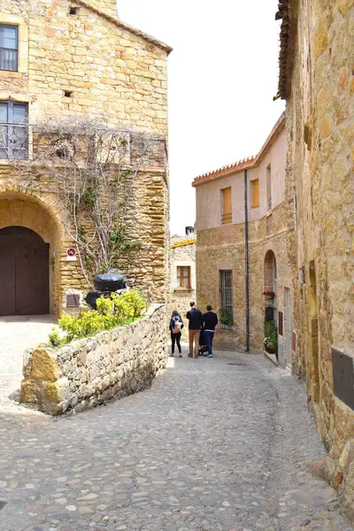 Pals Medieval City Gerona Spain — Stock Photo, Image