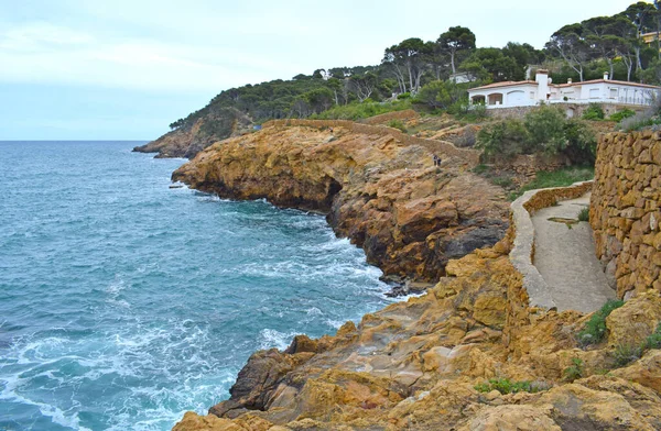 Spiagge Calette Begur Gerona Catalogna Spai — Foto Stock