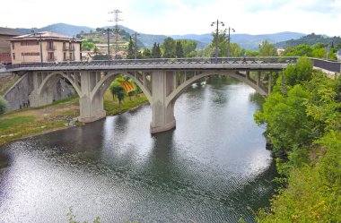 Rio Ter, San Quirze de Besona Barcelona Spai 'nin yanında.