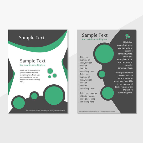 Шаблон обложки брошюры
