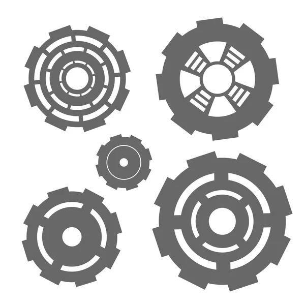 Set of gears — Stock Vector