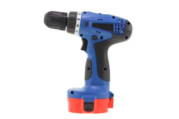 Cordless drill without drill bit. — Stock Photo, Image