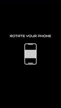 Lütfen telefonunuzu peyzaj konumuna çevirin. Akıllı Telefonunu Aç ve Cihazı Döndür Ekranı. Yüksek kalite 4k görüntü