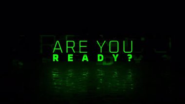 Arıza Efekti, Arıza Başlığı Video Oyunu Ekranı ile Hareketli Metin Canlandırması Hazır mısınız? Yüksek kalite 4k görüntü