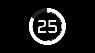 30 Saniyelik Sayısal Sayaç Çemberi CanlandırmasıComment