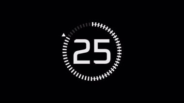 Dijital 30 Saniye Geri sayım Zamanlayıcısı CanlandırmasıComment