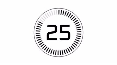 Asgari 30 Saniye Geri sayım Zamanlayıcısı Canlandırması