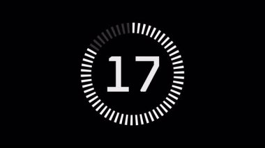 20 Saniye Geri sayım Zamanlayıcısı Yükleme Canlandırması